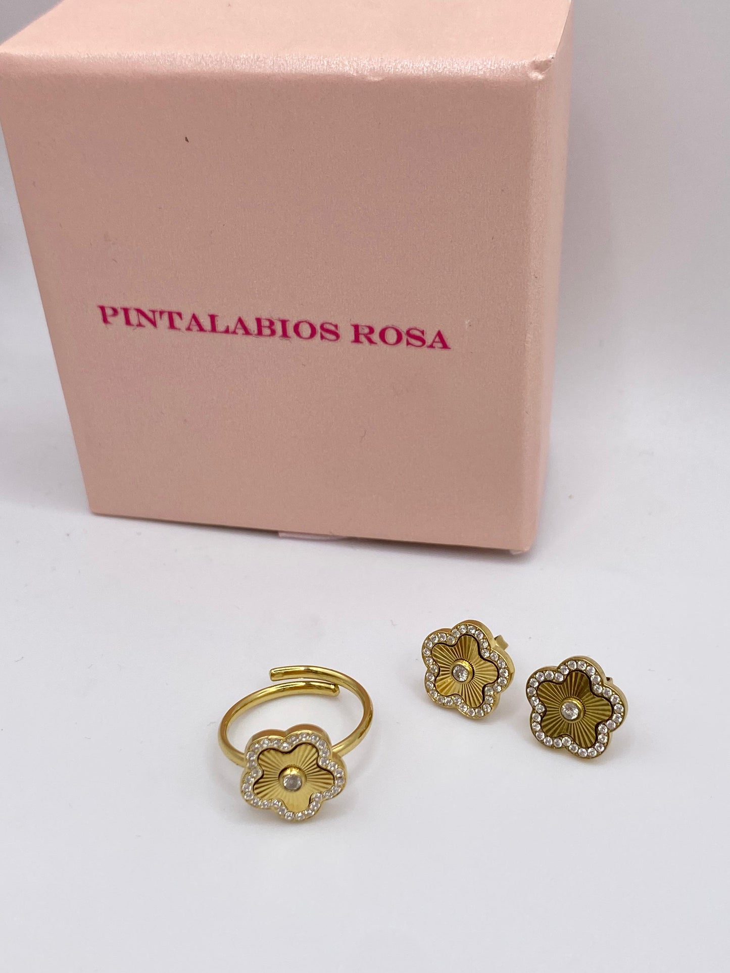 Pendientes Flor Circonitas