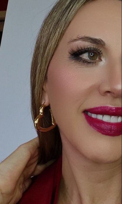Pendientes Aros Noa Dorados - Grandes