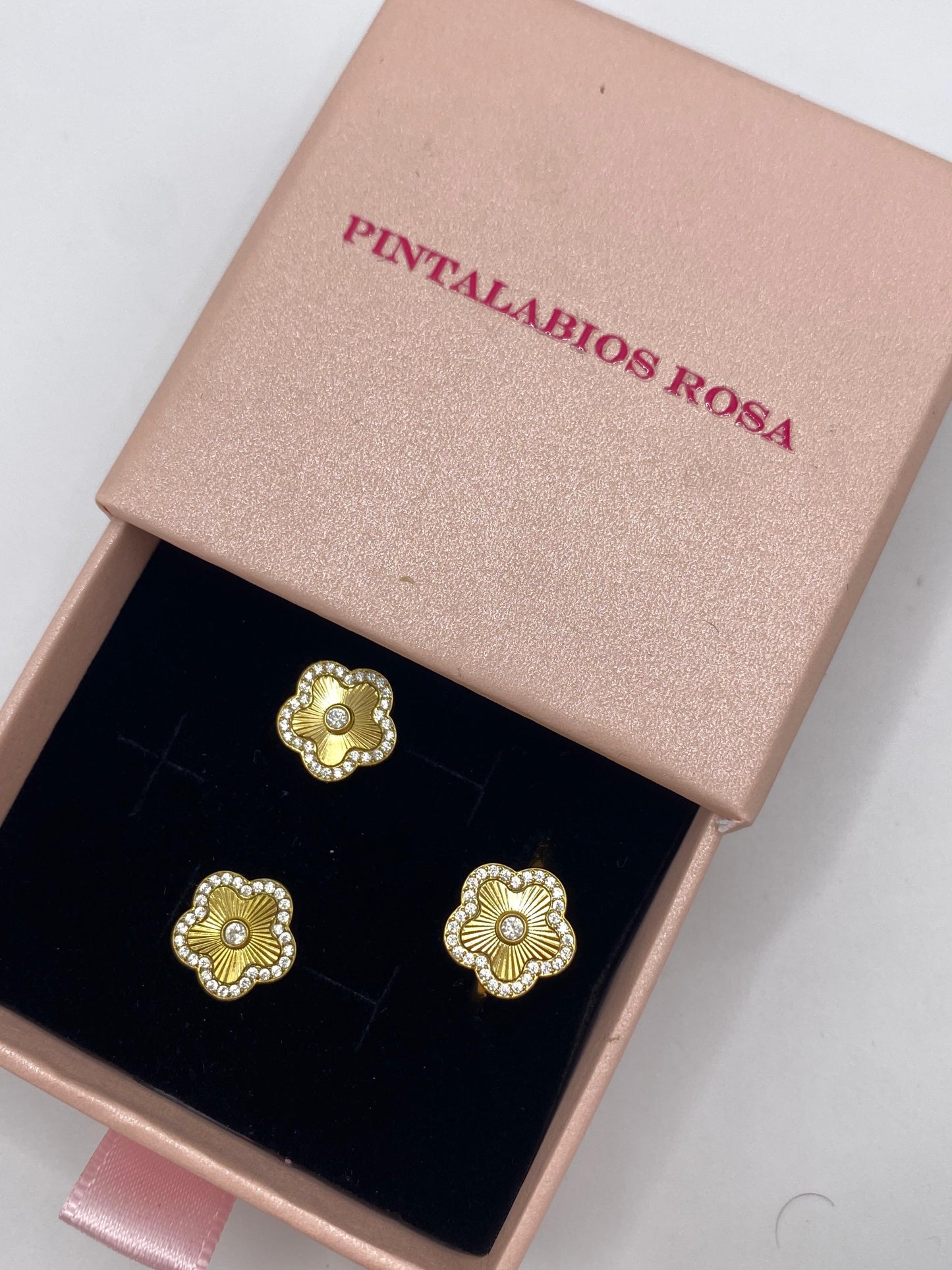 Pendientes Flor Circonitas