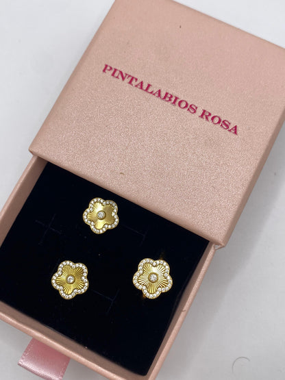 Pendientes Flor Circonitas