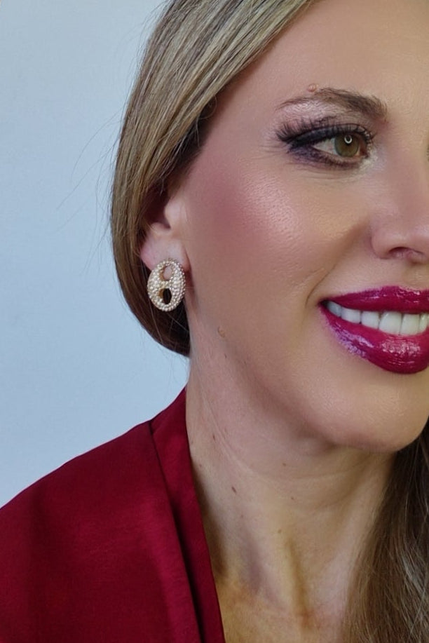 Pendientes Óvalo Circonitas