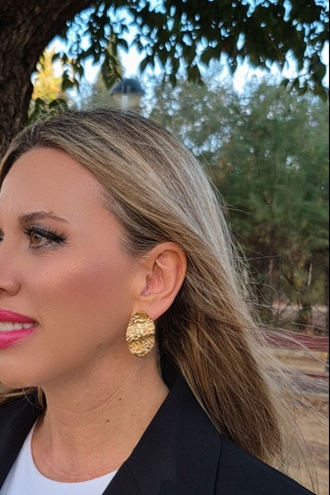 Pendientes Helena Dorados
