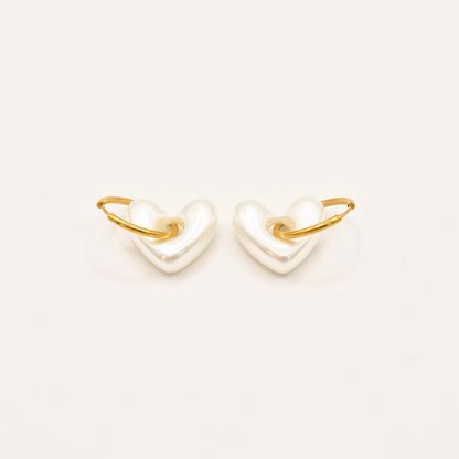 Pendientes Corazón Nacar