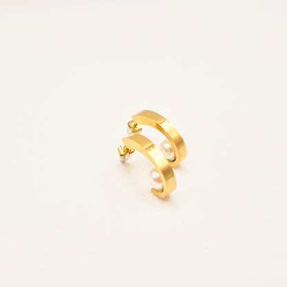 Pendientes Perla Alba