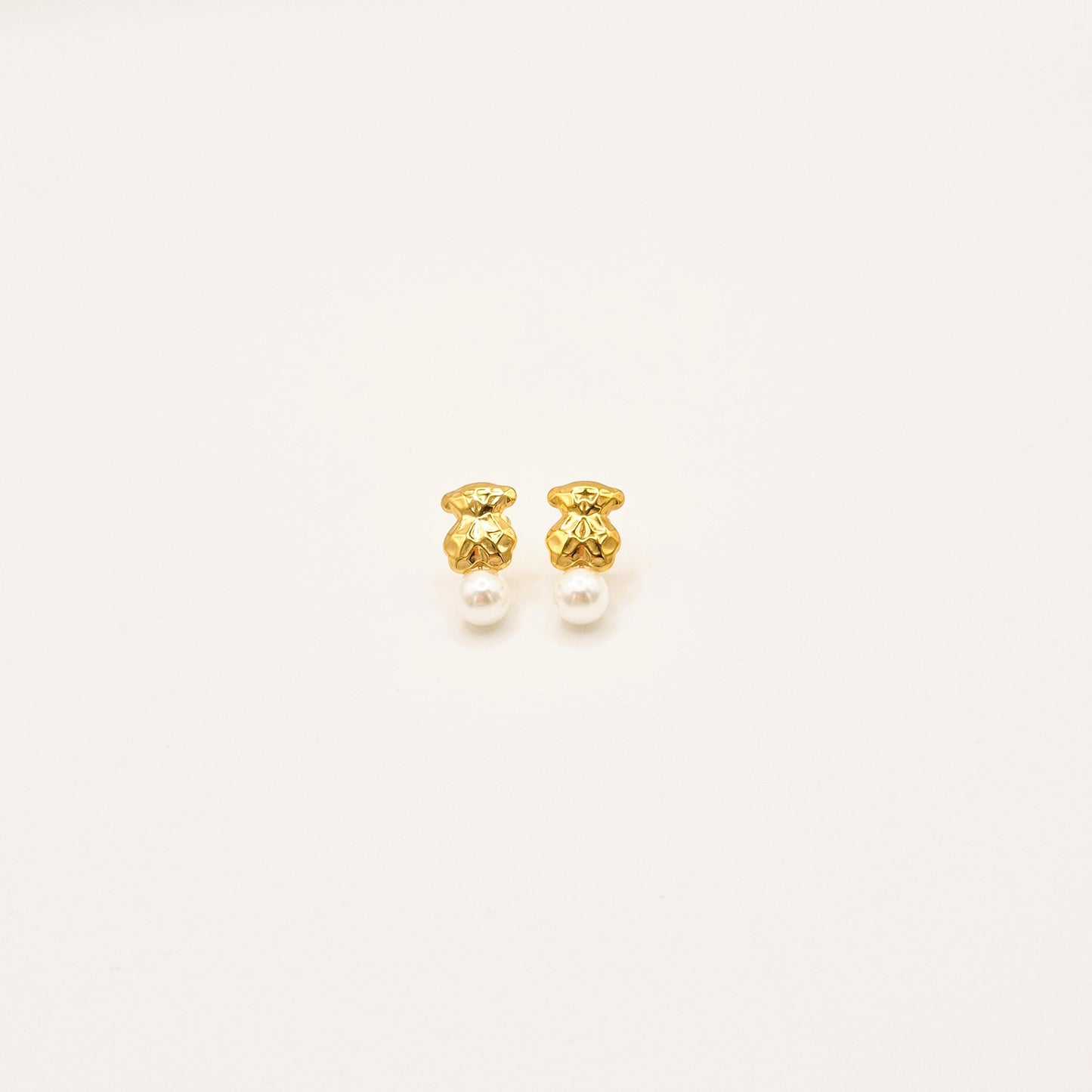 Pendientes Ositos con Perla