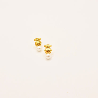 Pendientes Ositos con Perla