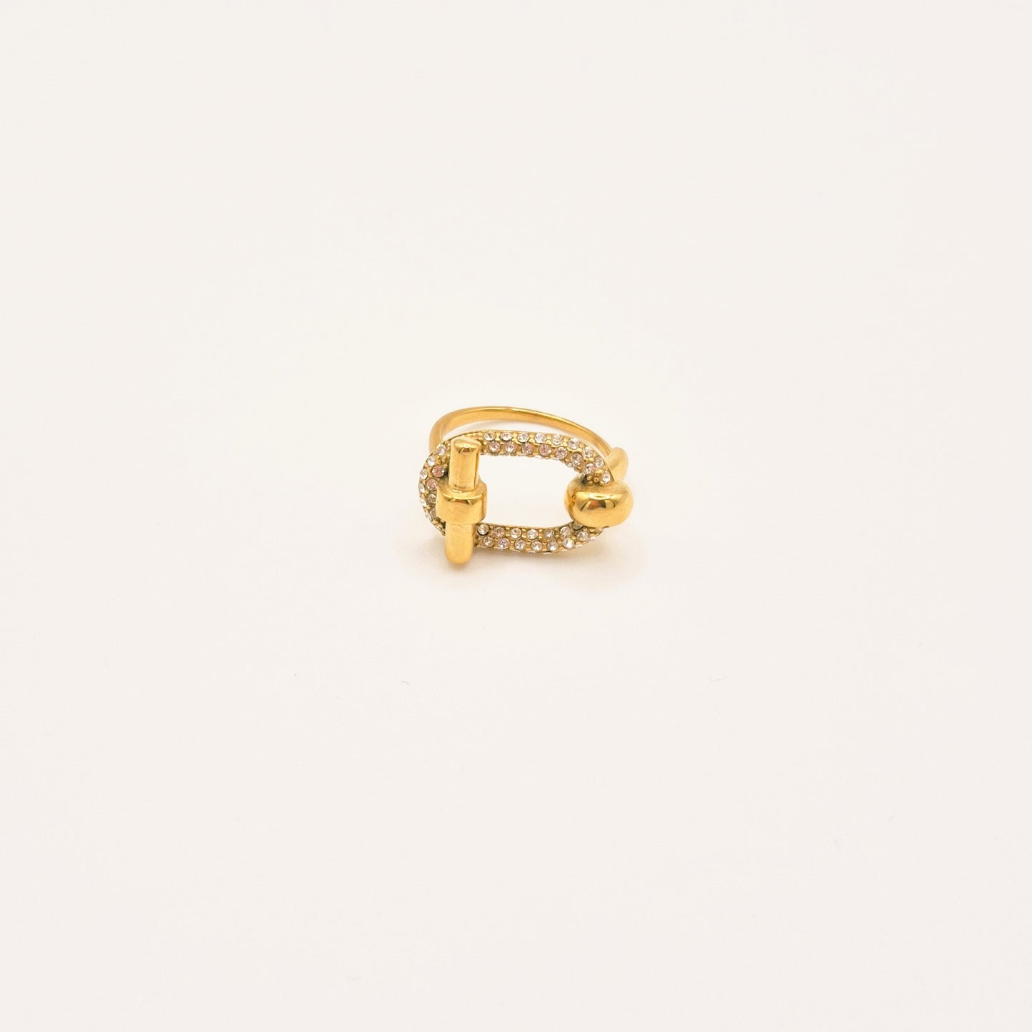 Anillo Eslabón Chic Dorado