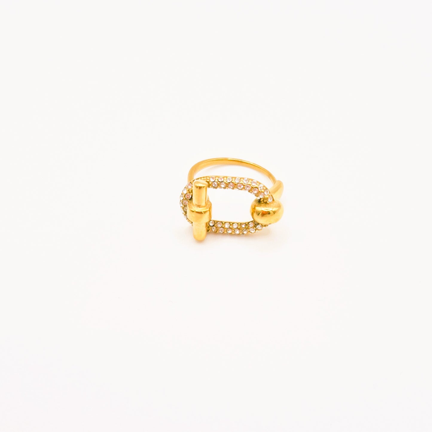 Anillo Eslabón Chic Dorado