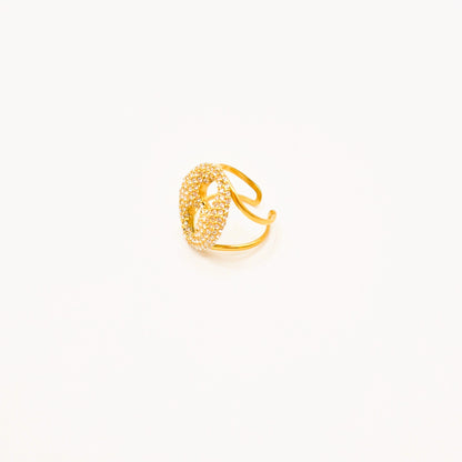 Anillo Óvalo Circonitas