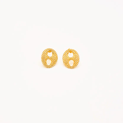 Pendientes Óvalo Circonitas