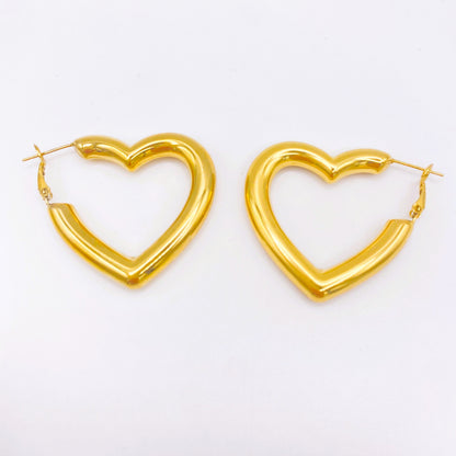 Pendientes Aros Noa Dorados - Grandes