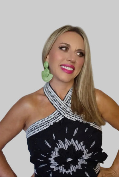 Pendientes Maya Verde