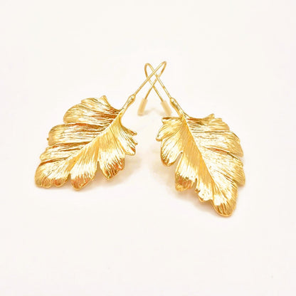 Pendientes Hojas de Fresa