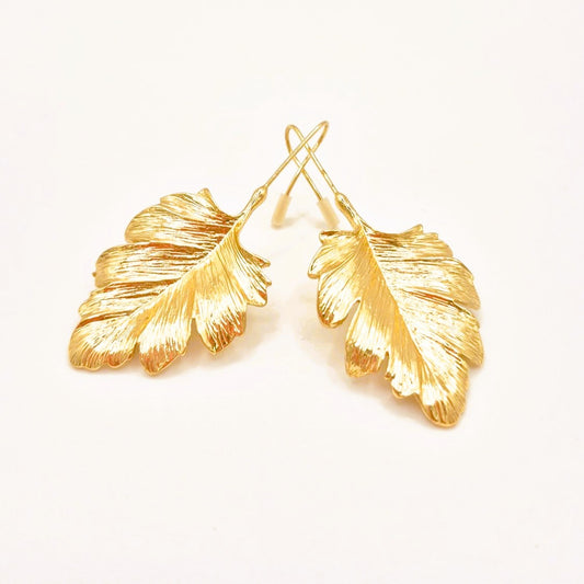 Pendientes Hojas de Fresa