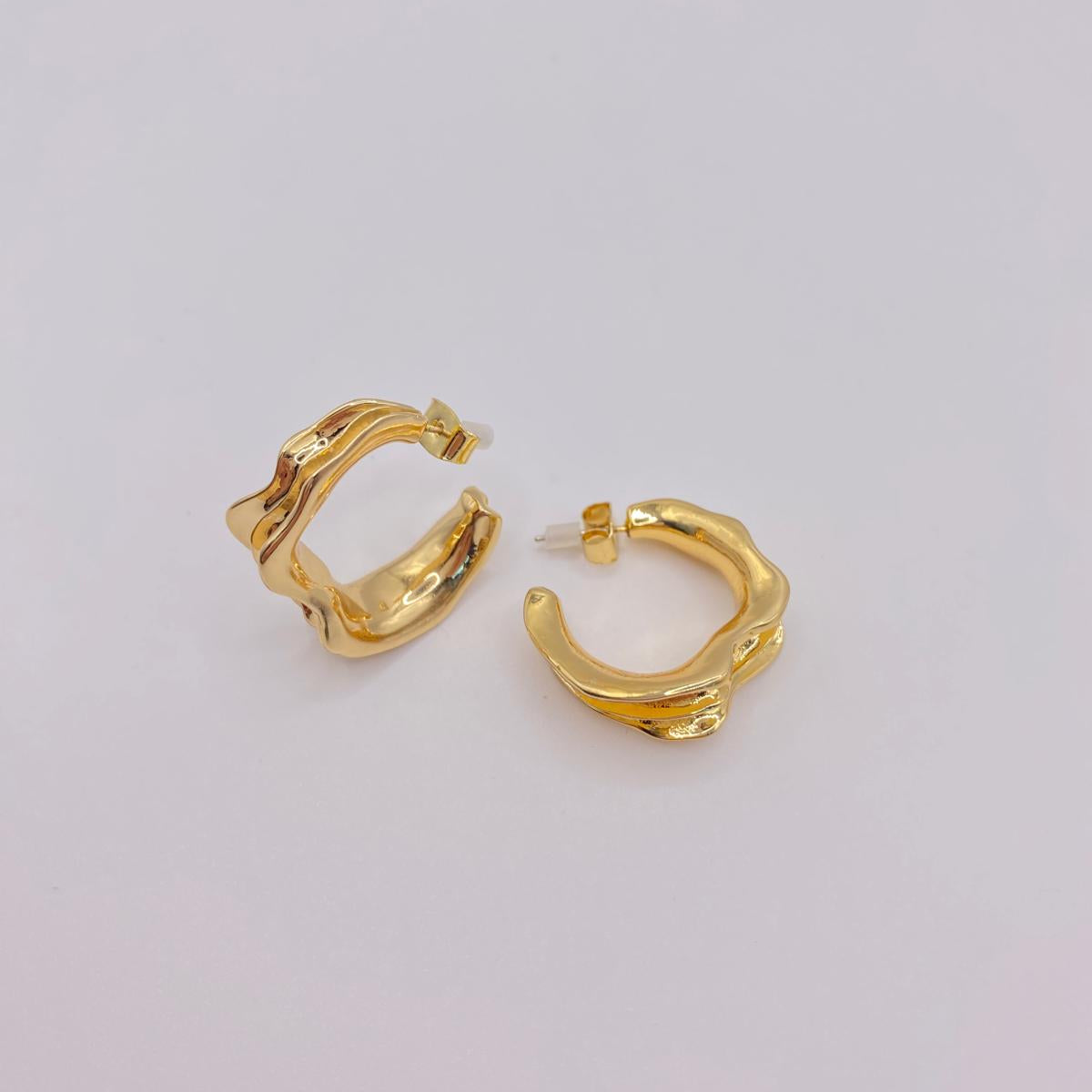 Pendientes Ola Dorada