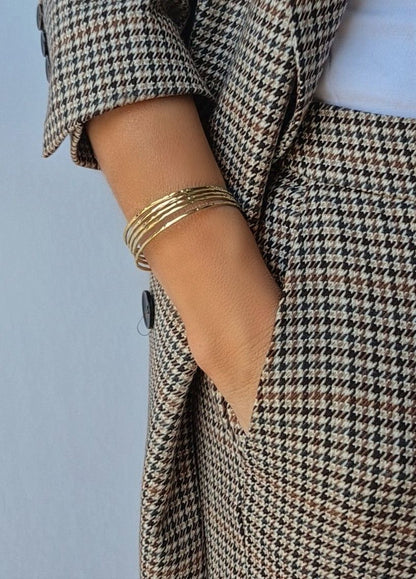 Pulsera Olas de Oro