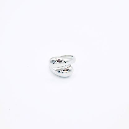 Anillo Gota Plateado