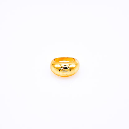 Anillo Domo Grande Dorado
