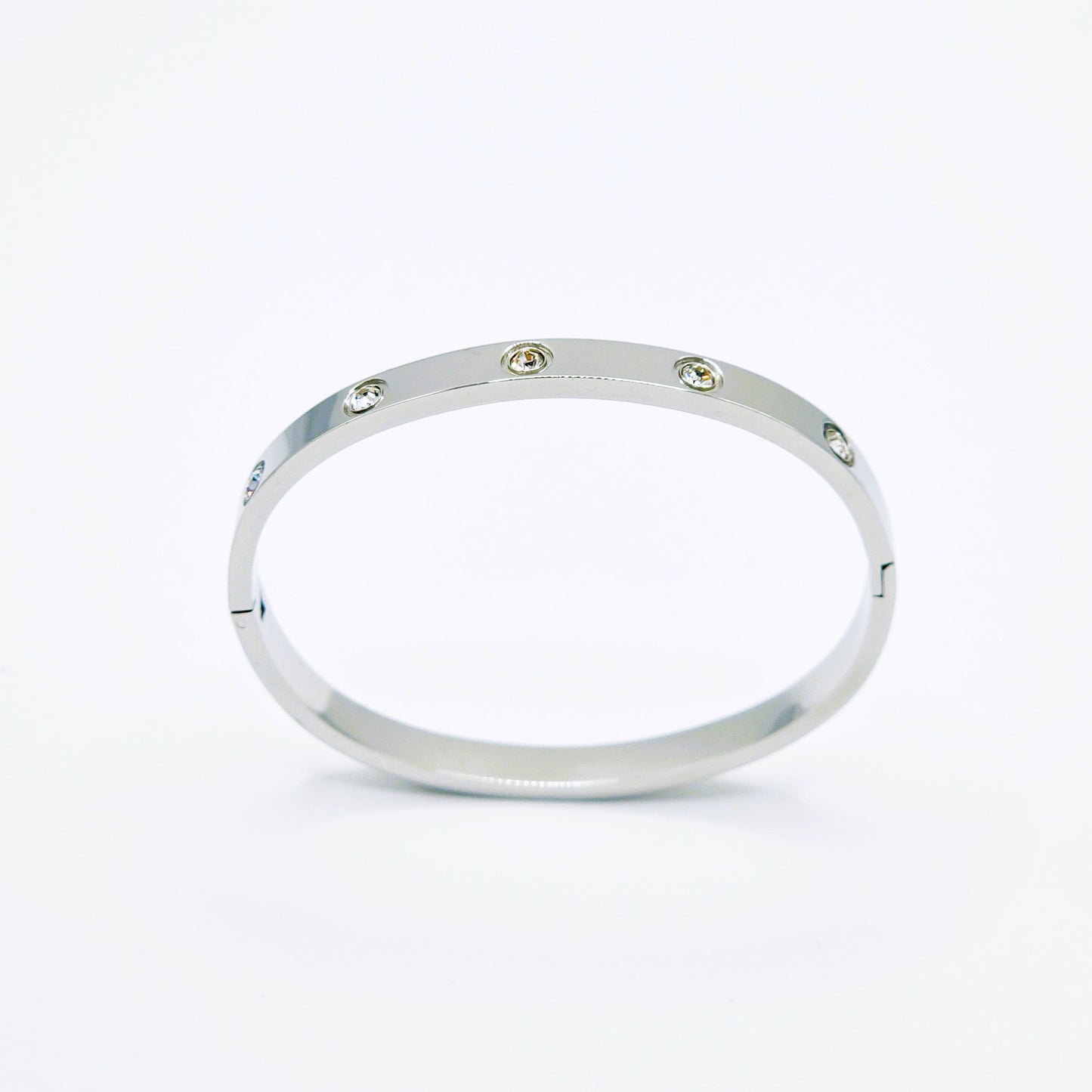 Pulsera Brillo Urbano Plateada
