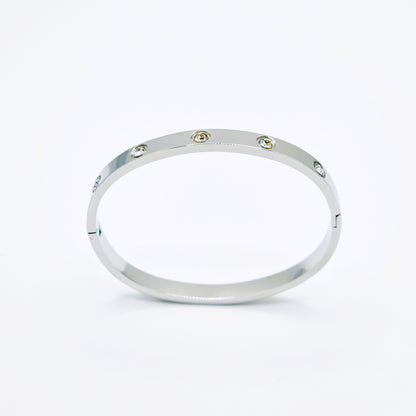 Pulsera Brillo Urbano Plateada