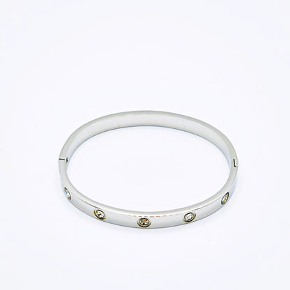 Pulsera Brillo Urbano Plateada