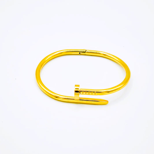 Pulsera Clavo Dorada