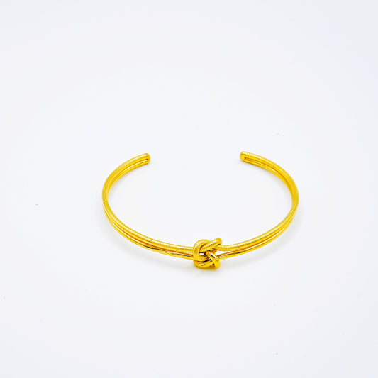 Pulsera Nudo Dorada