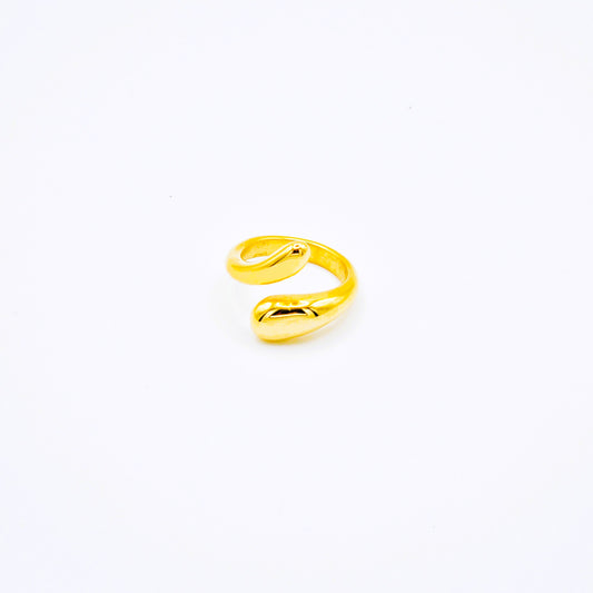 Anillo Ola Dorada
