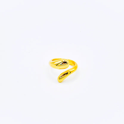 Anillo Ola Dorada