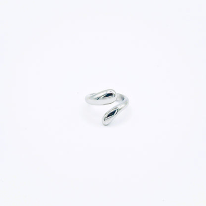 Anillo Ola Plateado