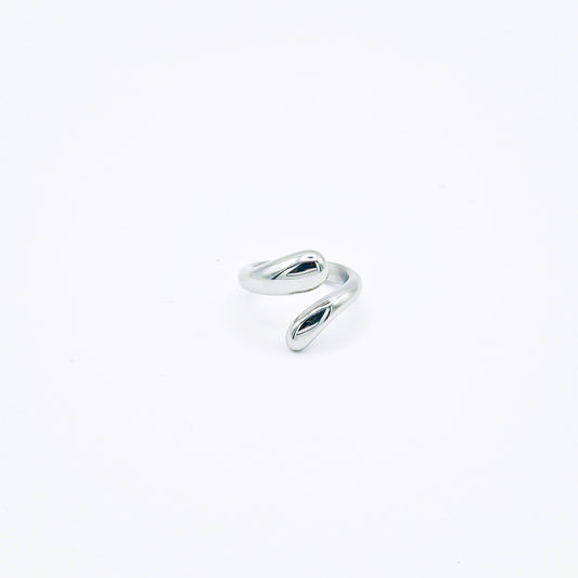 Anillo Ola Plateado