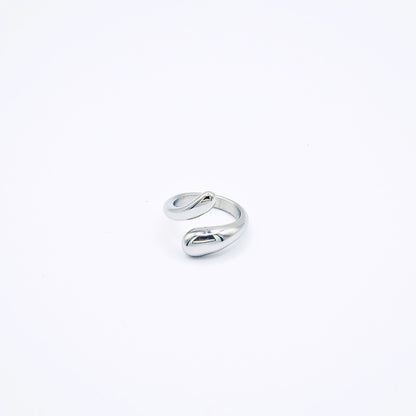 Anillo Ola Plateado