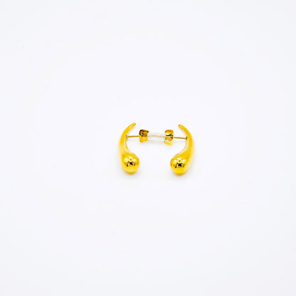 Pendientes Gota Oro Alargada