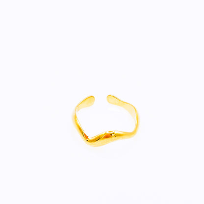Anillo Olas Doradas