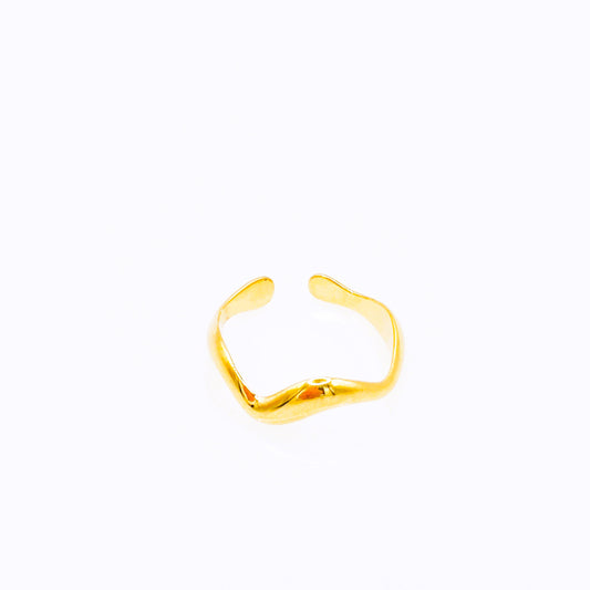 Anillo Olas Doradas