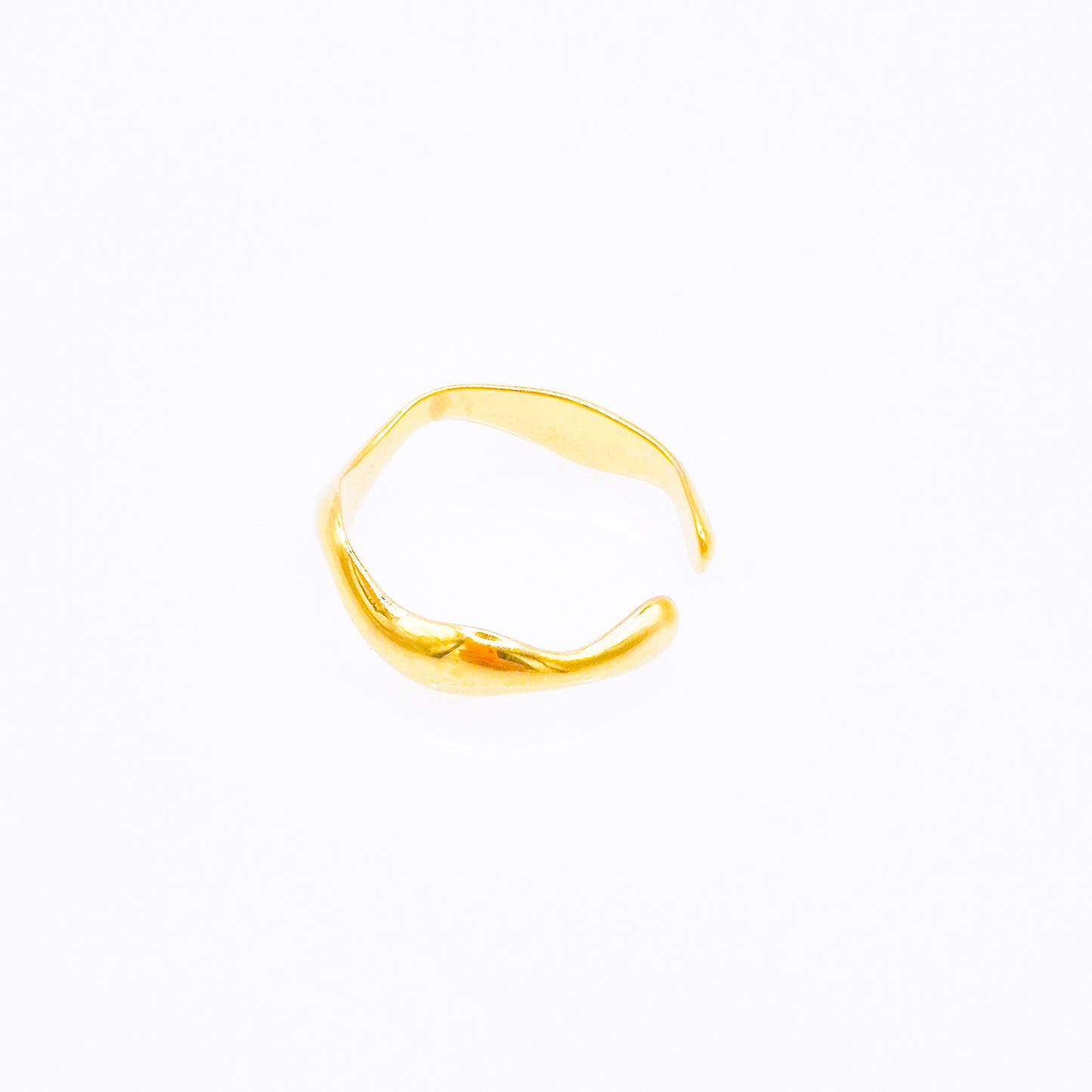 Anillo Olas Doradas