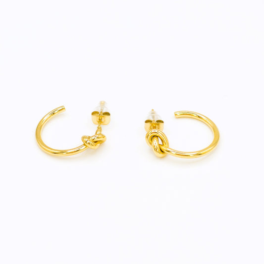 Pendientes Nudo Dorado