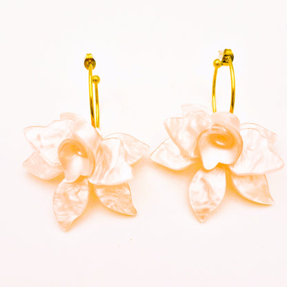 Pendientes Rosa Flor