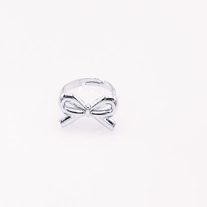 Anillo Lazo Plateado