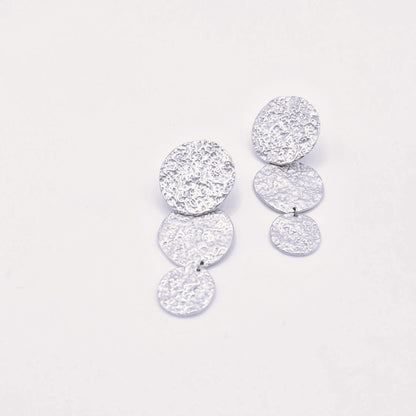Pendientes Lunas Plateadas