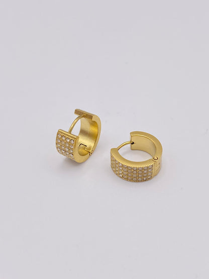 Pendientes Aro Circonitas