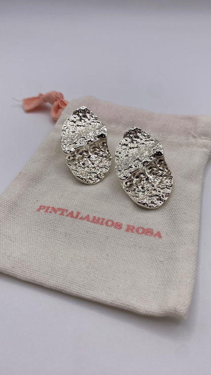 Pendientes Helena Plateados