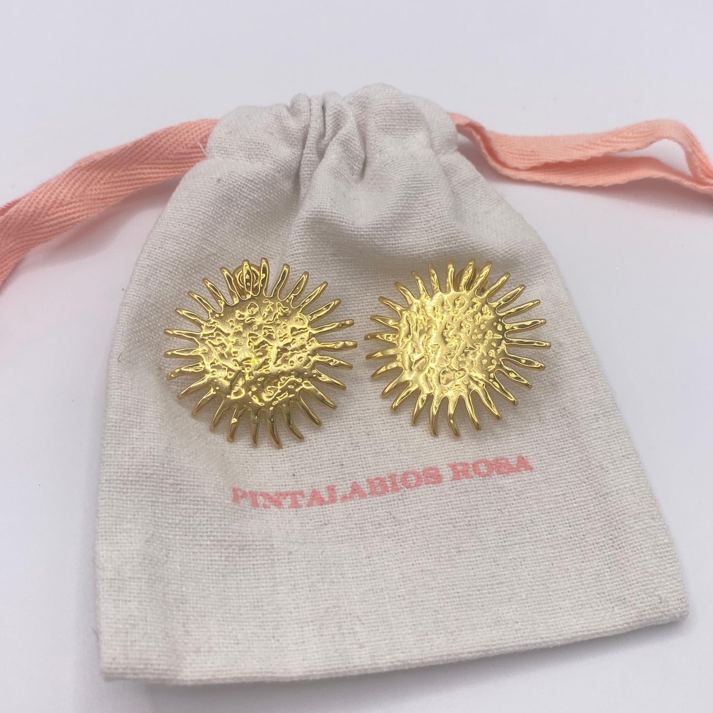Pendientes Sol Carla Dorados