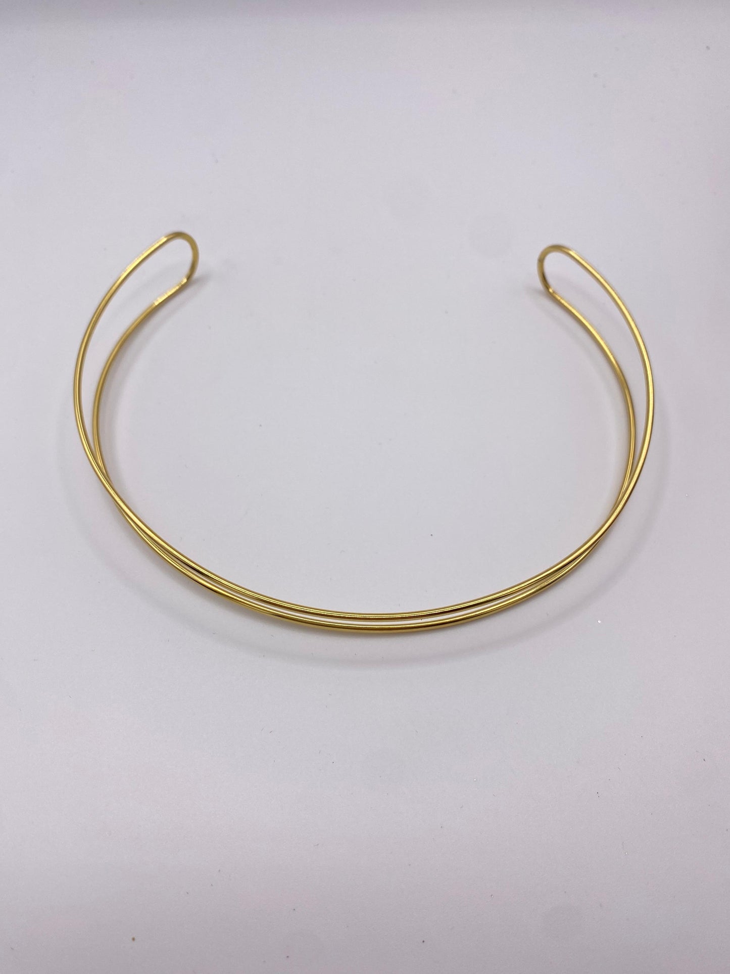 Choker Doble Línea  Alta