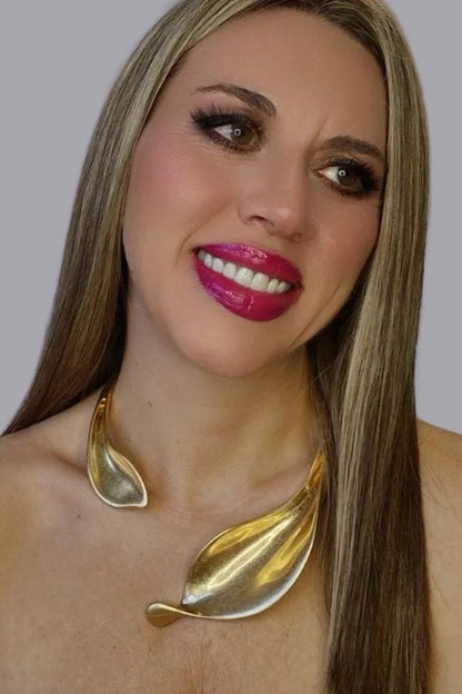 Collar Hoja de Oro