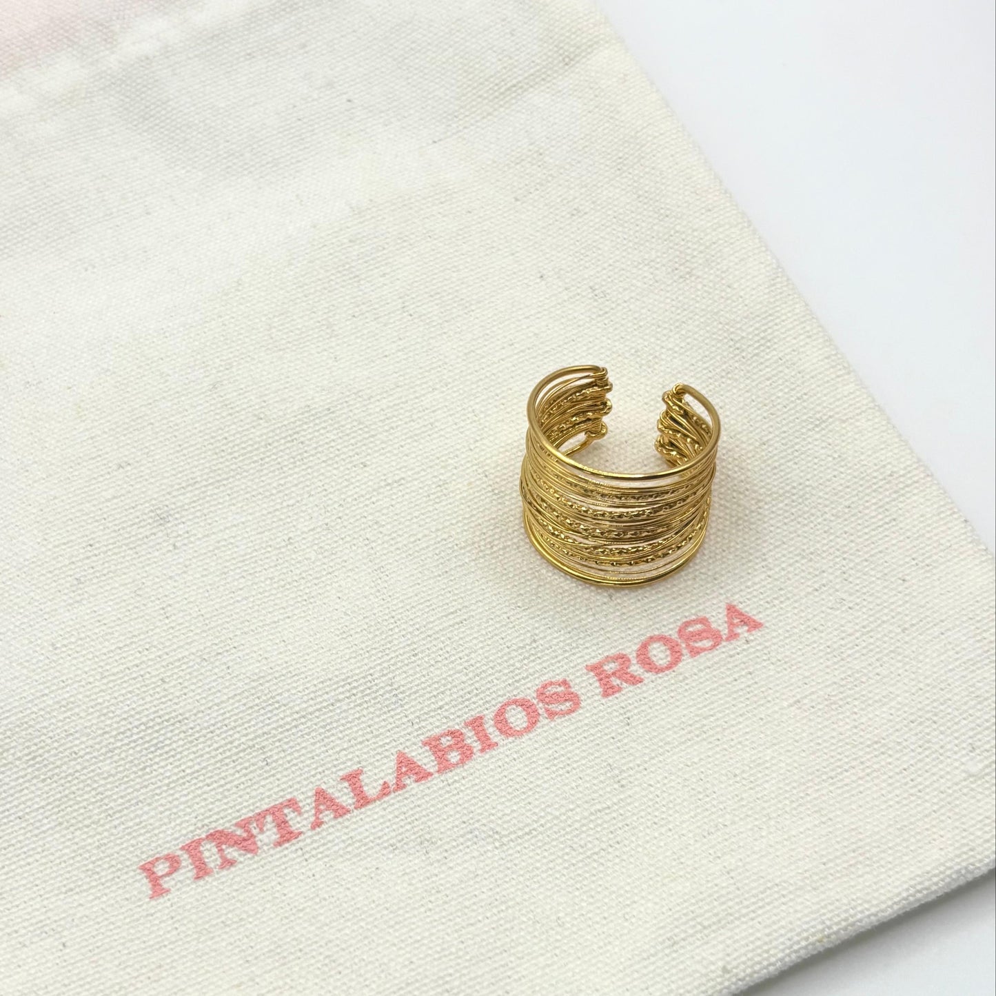 Anillo Hilos de Oro