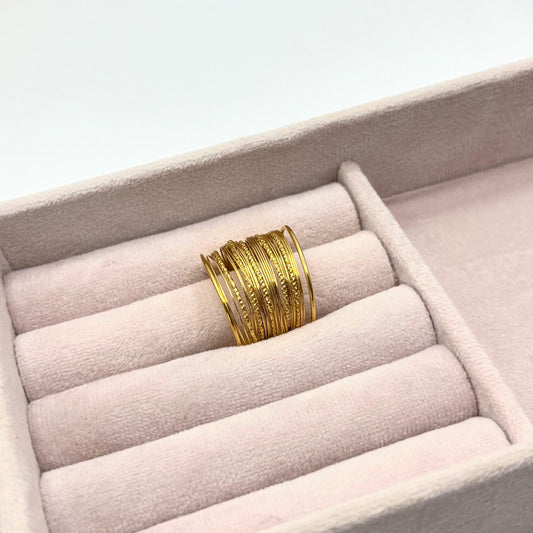 Anillo Hilos de Oro