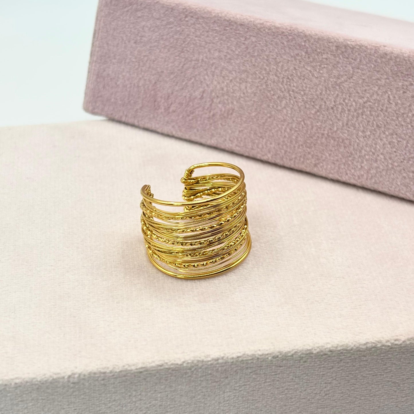 Anillo Hilos de Oro