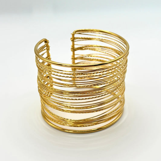 Brazalete Hilos de Oro