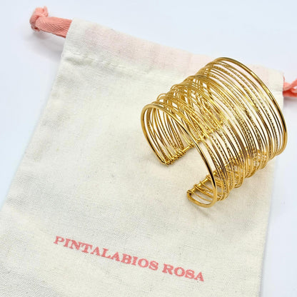 Brazalete Hilos de Oro